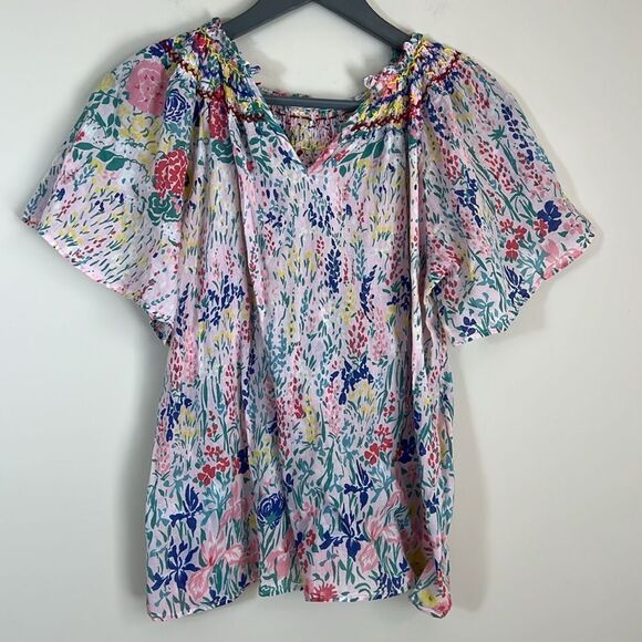 Banjanan Sofia Floral Blouse Size XS - Picture 4 of 8